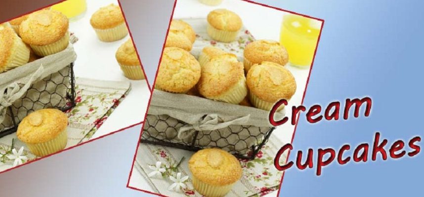 Fluffy Cream Cupcakes