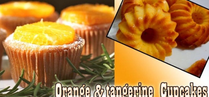 Orange and tangerine cupcakes