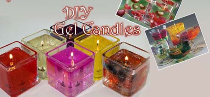 DIY gel candles