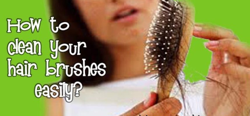 clean your hair brushes