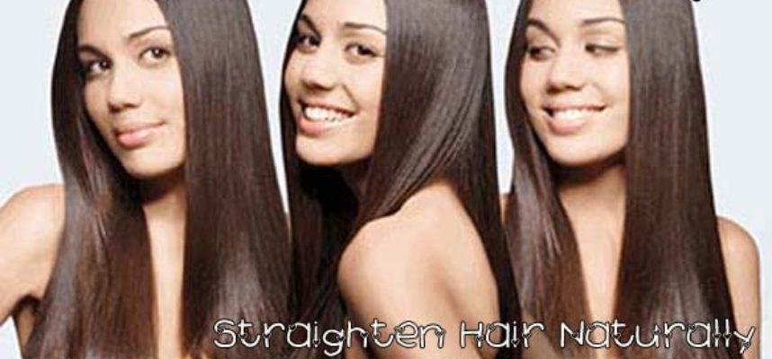 straighten hair naturally